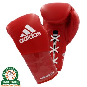 Adidas adiSpeed Lace Boxing Gloves Red