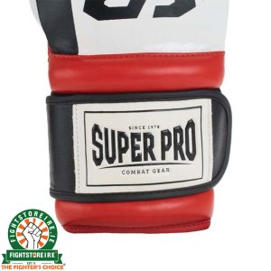 Super Pro Bruiser Boxing Gloves - Black/White/Red