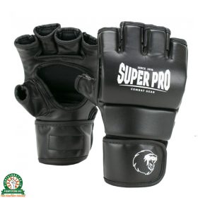 Super Pro MMA Training Gloves - Black/White