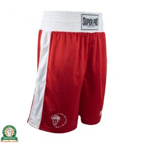 Super Pro Club Boxing Shorts - Red