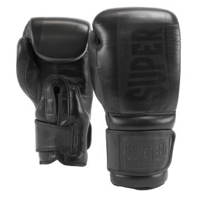 Super Pro Bruiser Boxing Gloves Black/Black