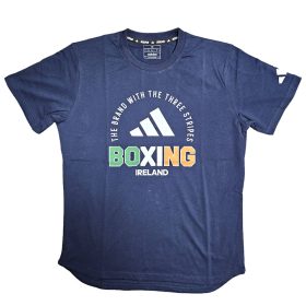 Adidas 2024 Irish Boxing T-Shirt - Navy