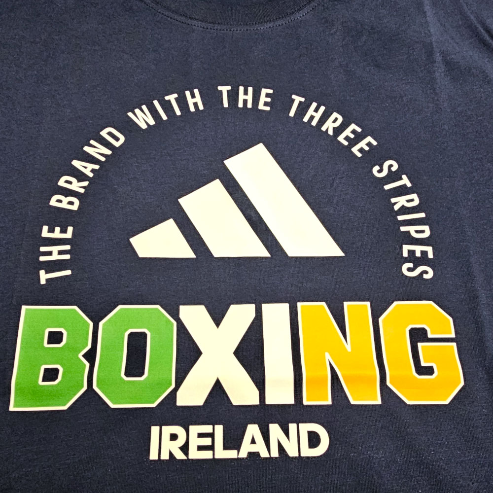 Adidas 2024 Irish Boxing T-Shirt - Navy