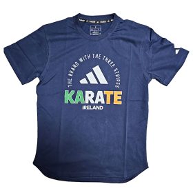 Adidas 2024 Irish Karate T-Shirt - Navy
