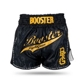 Booster SLUGGER WAVE Muay Thai Shorts - Black/Gold