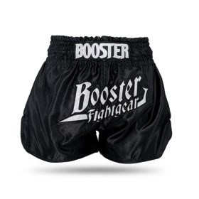 Booster Thunder Muay Thai Shorts - Black/White
