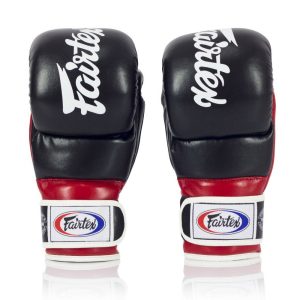 Fairtex FGV15 Super MMA Sparring Gloves - Black/Red
