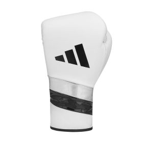 Adidas adiSpeed 500 Lace Boxing Gloves White/Black